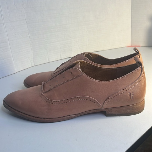 Frye Grace CVO Slip on Oxfords Womens Size 10 M Pale Blush Leather Casual Shoes - Picture 3 of 11